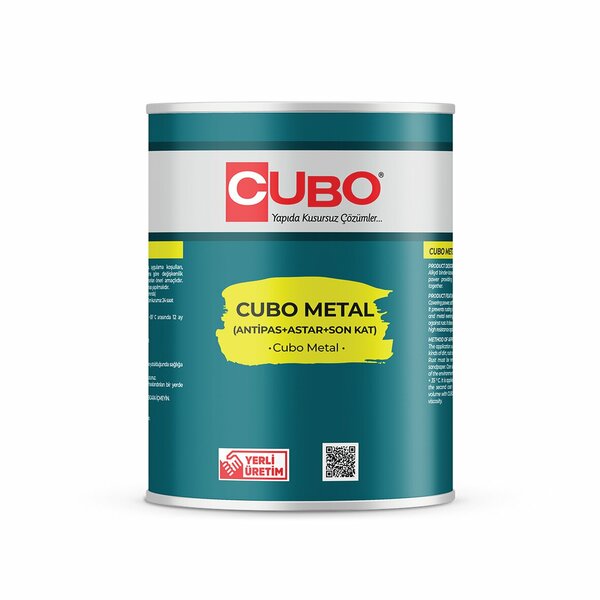 CUBO METAL (ANTİPAS+ASTAR+SONKAT) ALÜMİNYUM GRİ S7035 2,5 LT